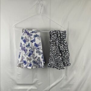 Girl’s Dresses - 2 Pack - Size 4 T - Blue Butterfly - Hearts